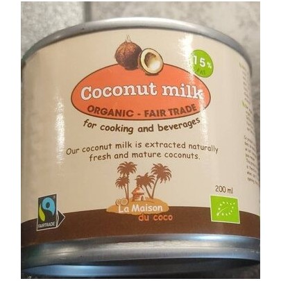 LAIT DE COCO 15% MG COMMERCE E