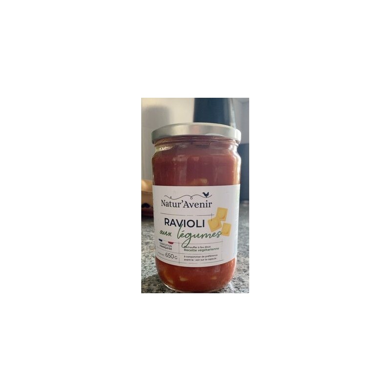 RAVIOLI AUX LEGUMES BIO 650G