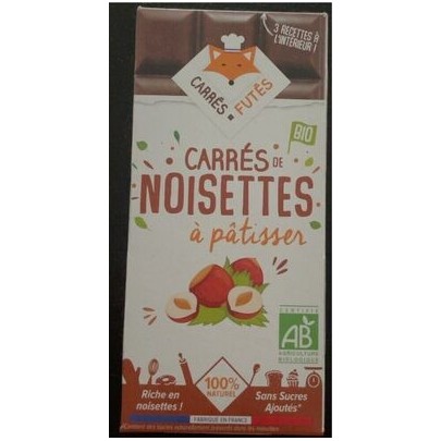 CARRES FUTES NOISETTE A PATISS