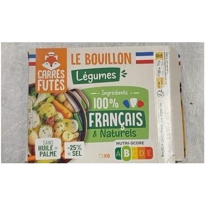 CARRES FUTES LE BOUILLON LEGUM