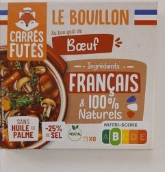 CARRES FUTES VEGETARIEN GOUT B