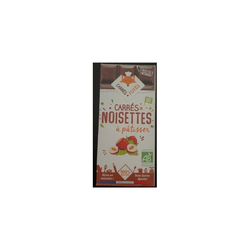 CARRES FUTES NOISETTE A PATISS CARRES FUTES NOISETTE A PATISS