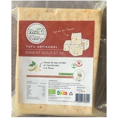 TOFU PIMENT DOUX ET AIL FERMIE