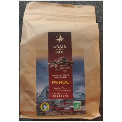 CAFE PEROU EN GRAINS 500 GR BI