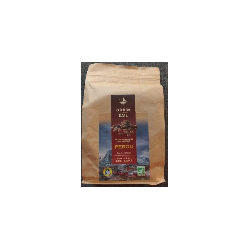 CAFE PEROU EN GRAINS 500 GR BI