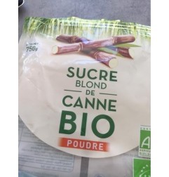 SUCRE DE CANNNE BLOND POUDRE