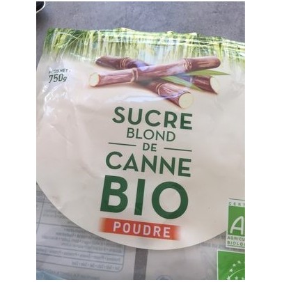 SUCRE DE CANNNE BLOND POUDRE