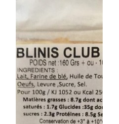 BLINIS ARTISANAUX