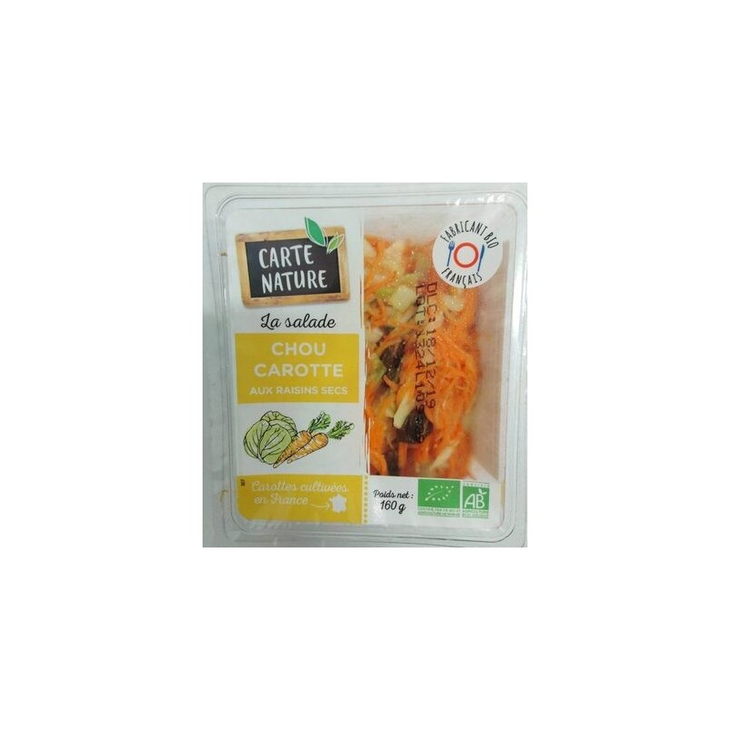 SALADE CHOU CAROTTE RAISINS SE SALADE CHOU CAROTTE RAISINS SE