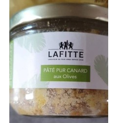 PATE PUR CANARD OLIVES 180G