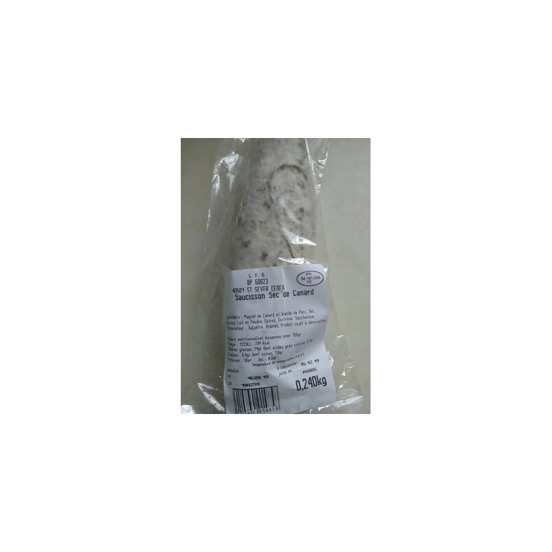 SAUCISSON SEC DE CANARD SAUCISSON SEC DE CANARD
