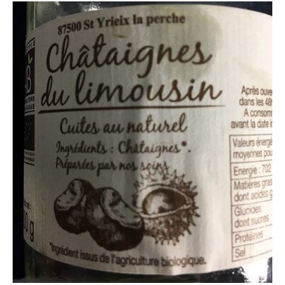 CHATAIGNES CUITES 200G