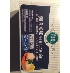 FOIE DE MORUE FUME AU BOIS DE