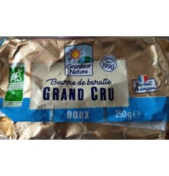 BEURRE DOUX AU LAIT CRU 250G