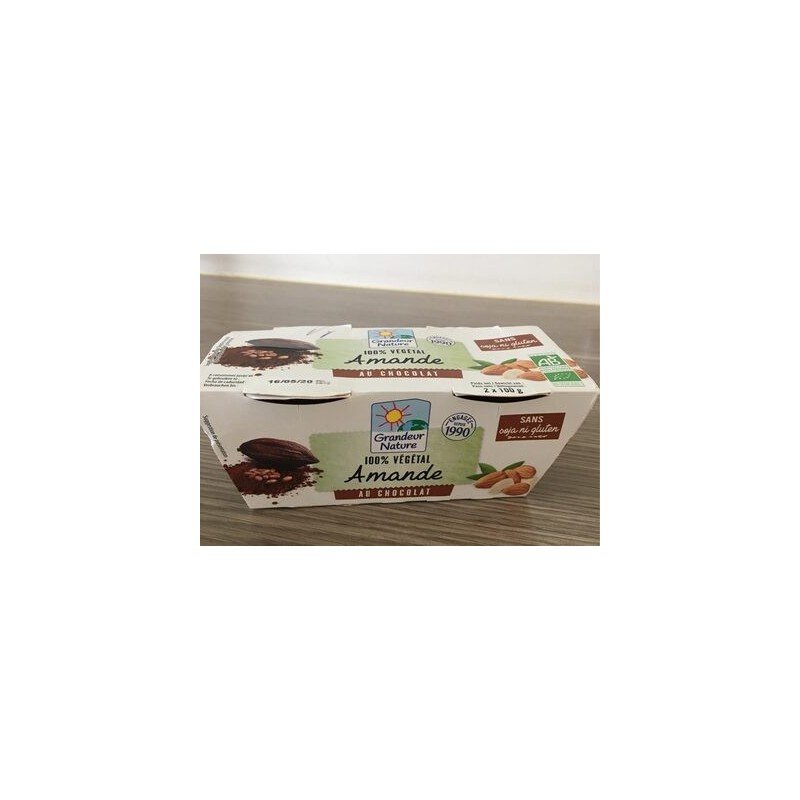 DESSERT VEGETAL AMANDE CHOCOLA DESSERT VEGETAL AMANDE CHOCOLA