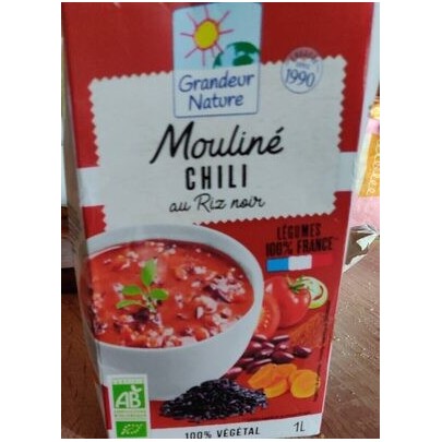 MOULINE DE LEGUMES, RIZ NOIR A