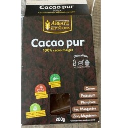 CACAO PUR ABBAYE DE SEPT FONS