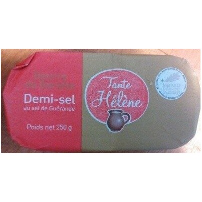 BEURRE DE BARATTE 1 2 SEL 250G