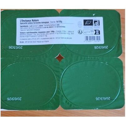 ONCTUEUSE DOUCEUR NATURE 4X100