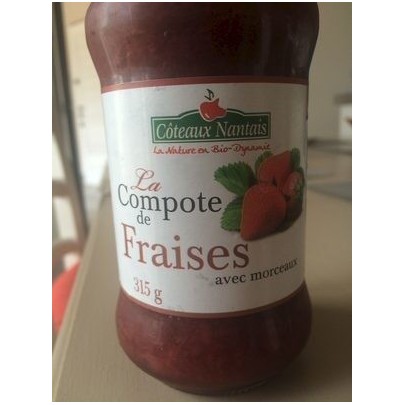 COMPOTE DE FRAISES 315G