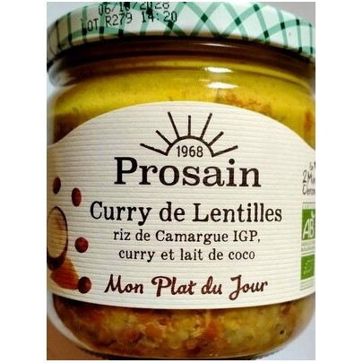 CURRY DE LENTILLES A L INDIENN