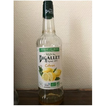 SIROP CITRON BIO 70CL