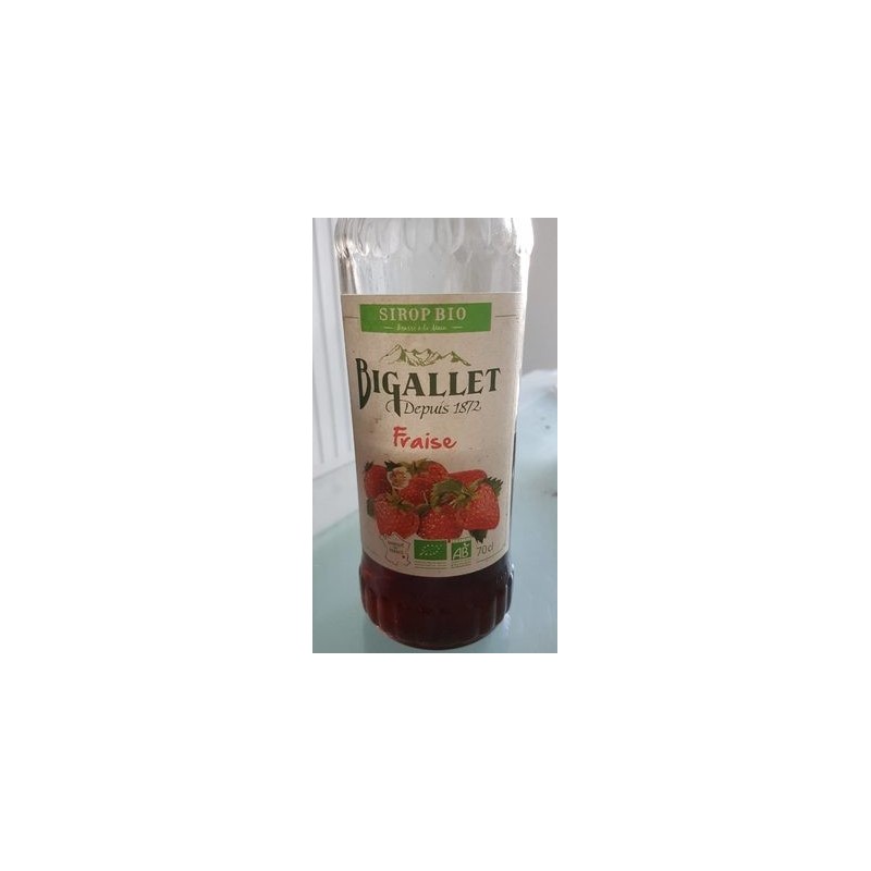 SIROP FRAISE BIO 70CL SIROP FRAISE BIO 70CL
