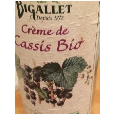 CREME DE CASSIS 15  BIO 50CL