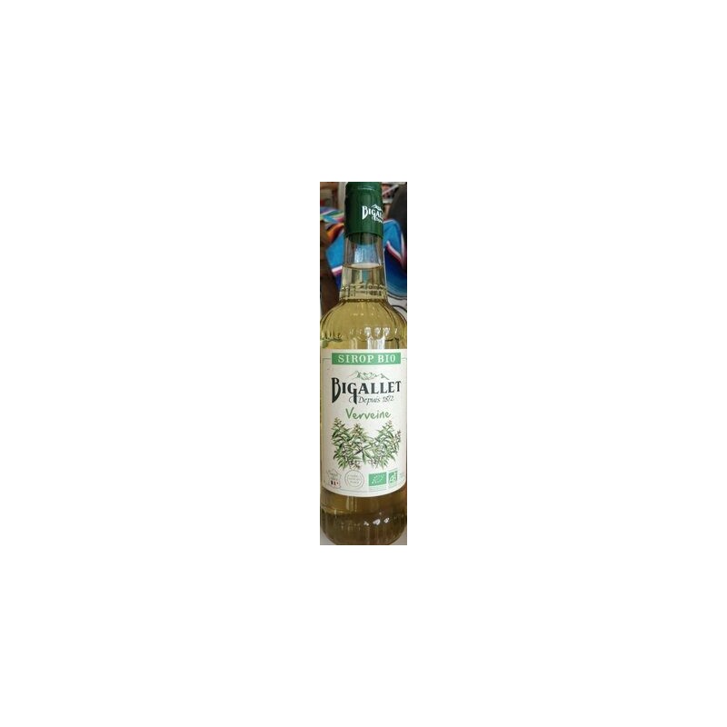 SIROP VERVEINE BIO 70CL SIROP VERVEINE BIO 70CL