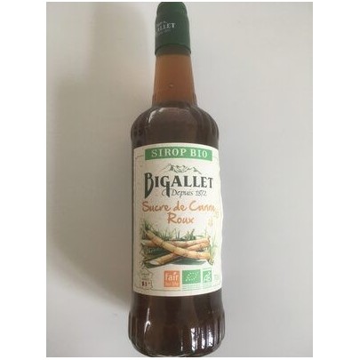 SIROP SUCRE CANNE ROUX BIO 70C
