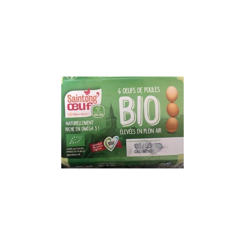 6 OEUFS BIO