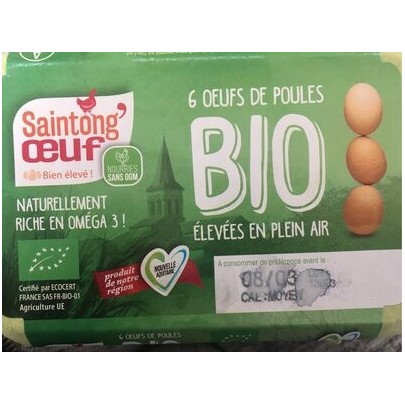 6 OEUFS BIO