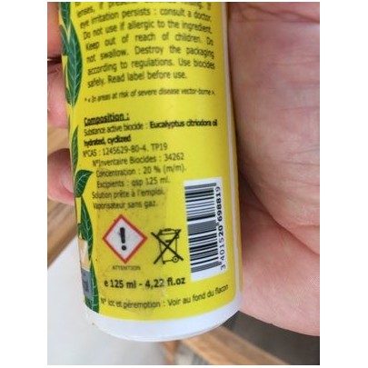 MOUSTICAIRE SPRAY FAMILLE ANTI