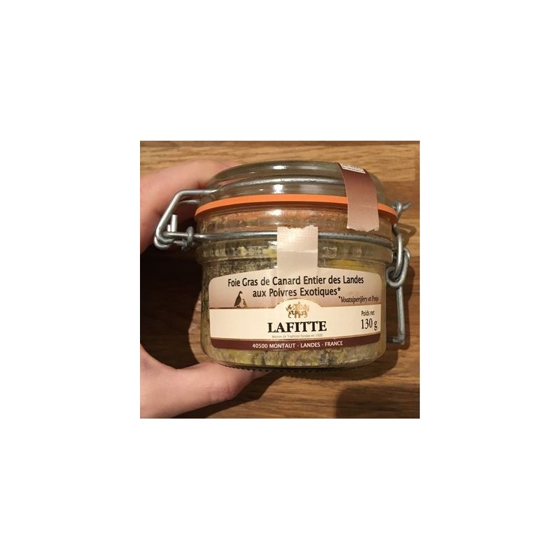 FOIE GRAS DE CANARD POIVRES EN