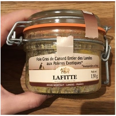 FOIE GRAS DE CANARD POIVRES EN