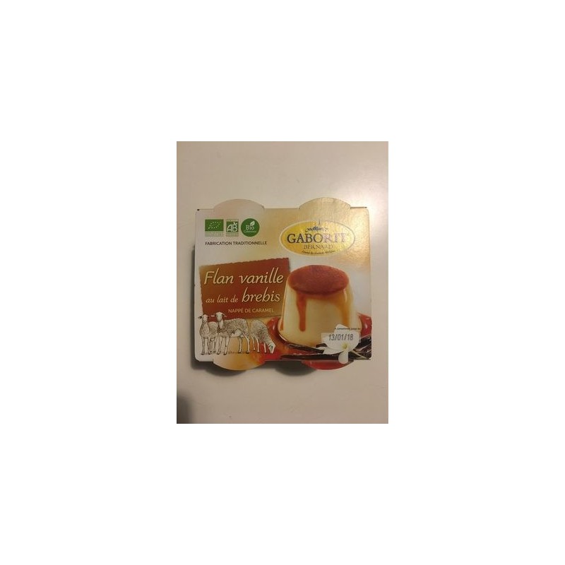 FLAN VANILLE BREBIS 400 G FLAN VANILLE BREBIS 400 G