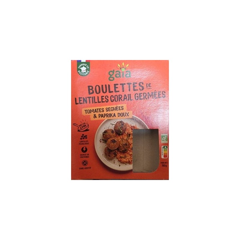 BOULETTES DE LENTILLES CORAIL BOULETTES DE LENTILLES CORAIL