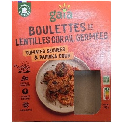 BOULETTES DE LENTILLES CORAIL