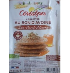 GALETTE SON D AVOINE 3 GRAINES
