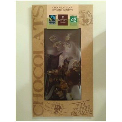 CHOCOCOLAT NOIR CITRONS CONFIT
