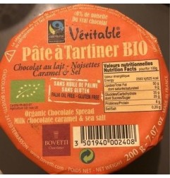PATE A TARTINER NOISET LAIT CA