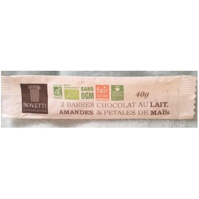 BARRE SNACKING 40G CHOC. LAIT