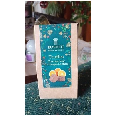 TRUFFES CHOCOLAT NOIR ET ORANG