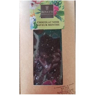 CHOCOLAT NOIR MENTHE 100G