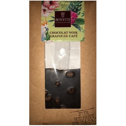 CHOCOLAT NOIR GRAINS CAFE 100G