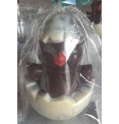 POUSSIN COQUILLE CHOCOLAT NOIR