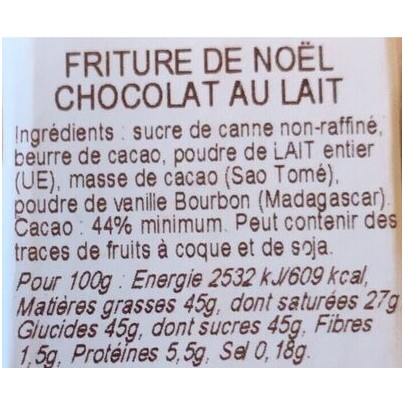 FRITURE DE NOEL 150G