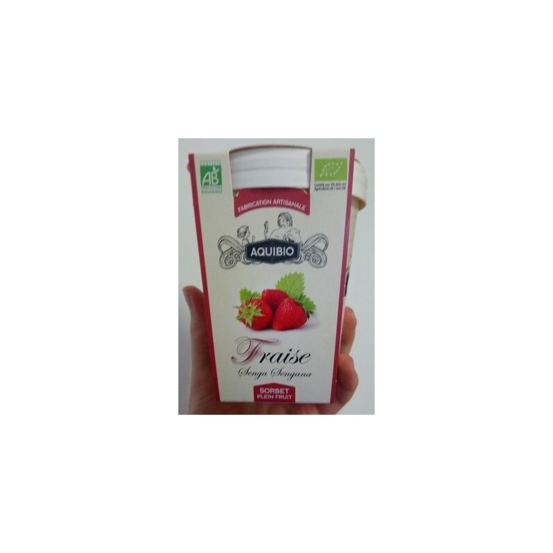 SORBET FRAISE AQUIBIO SORBET FRAISE AQUIBIO