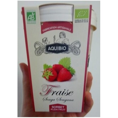SORBET FRAISE AQUIBIO