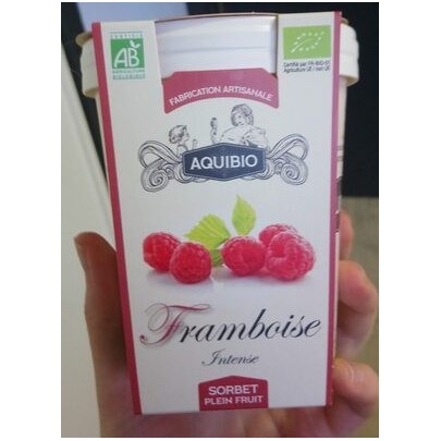 SORBET FRAMBOISE AQUIBIO